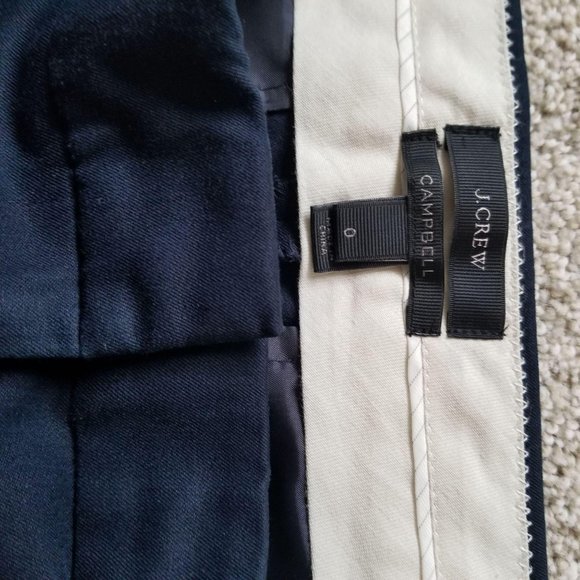 J.Crew / 0 / Navy Campbell Pants - Picture 3 of 3